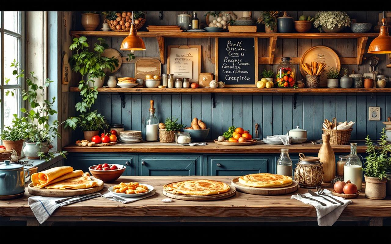 Découvrez la richesse de la gastronomie bretonne à travers des recettes traditionnelles et des portraits d’artisans locaux. Plongez dans l’univers des crêperies de Saint-Malo, dont la célèbre Crêperie des Bés. Explorez l’histoire, le terroir et les saveurs authentiques des galettes bretonnes dans une ambiance conviviale et traditionnelle.
